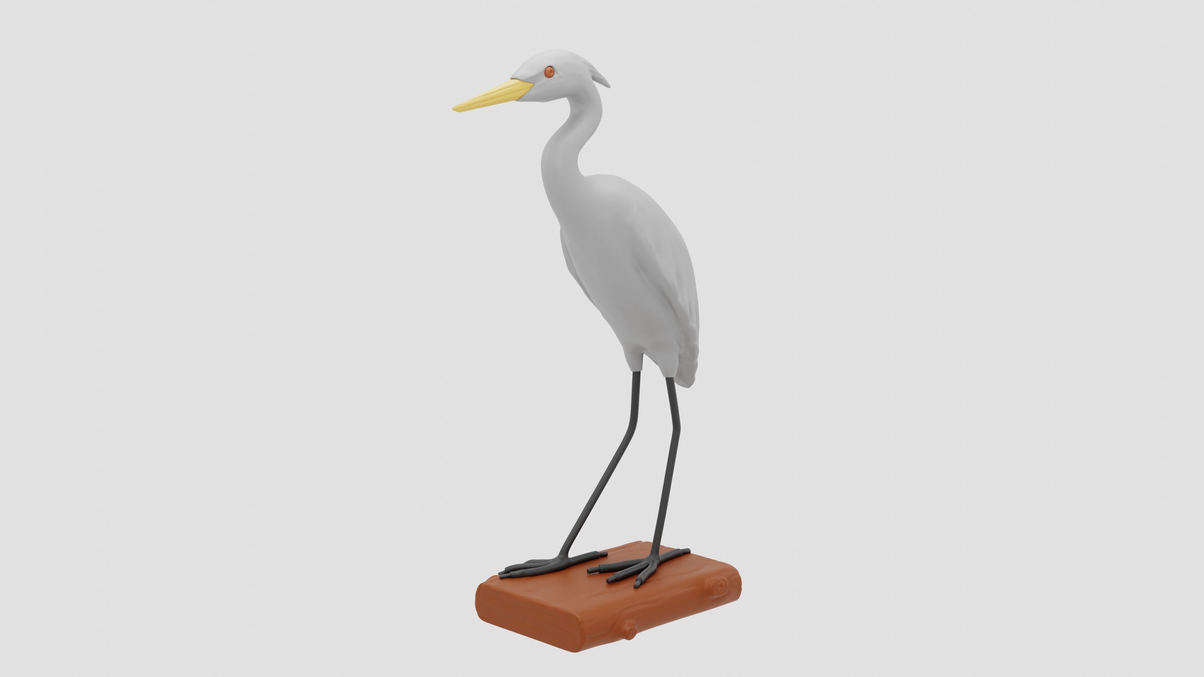 Herons Sculpture HS01 3D print model_3