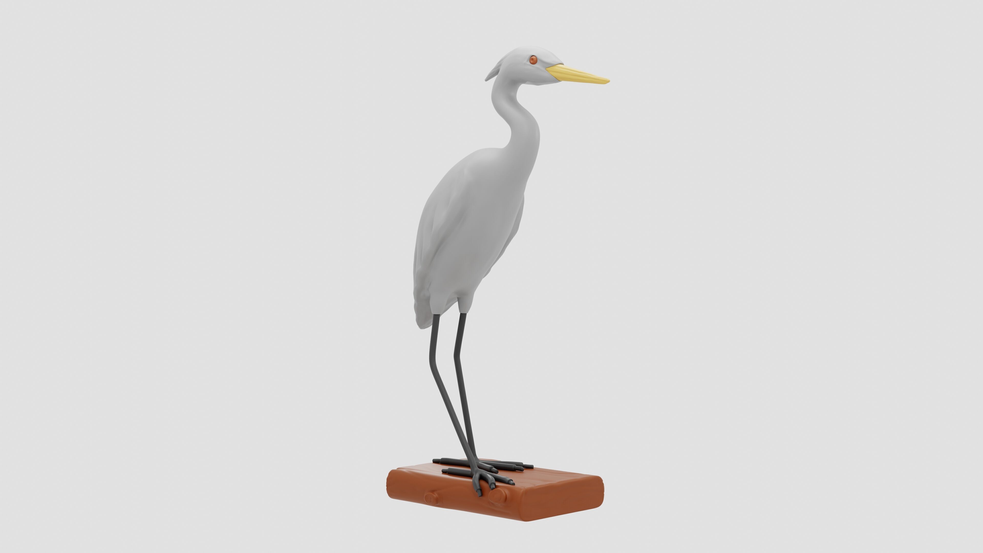 Herons Sculpture HS01 3D print model_1