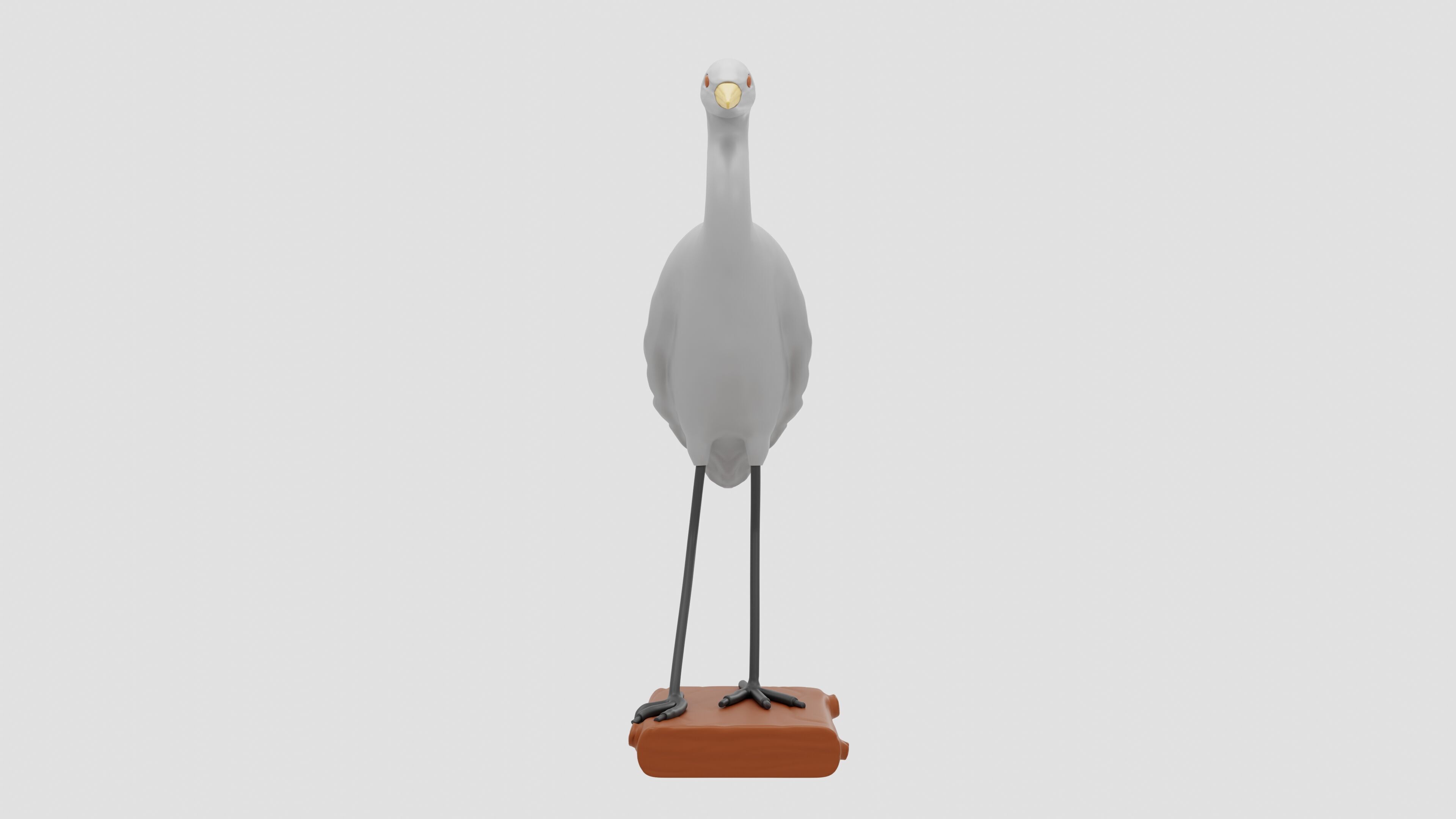 Herons Sculpture HS01 3D print model_2