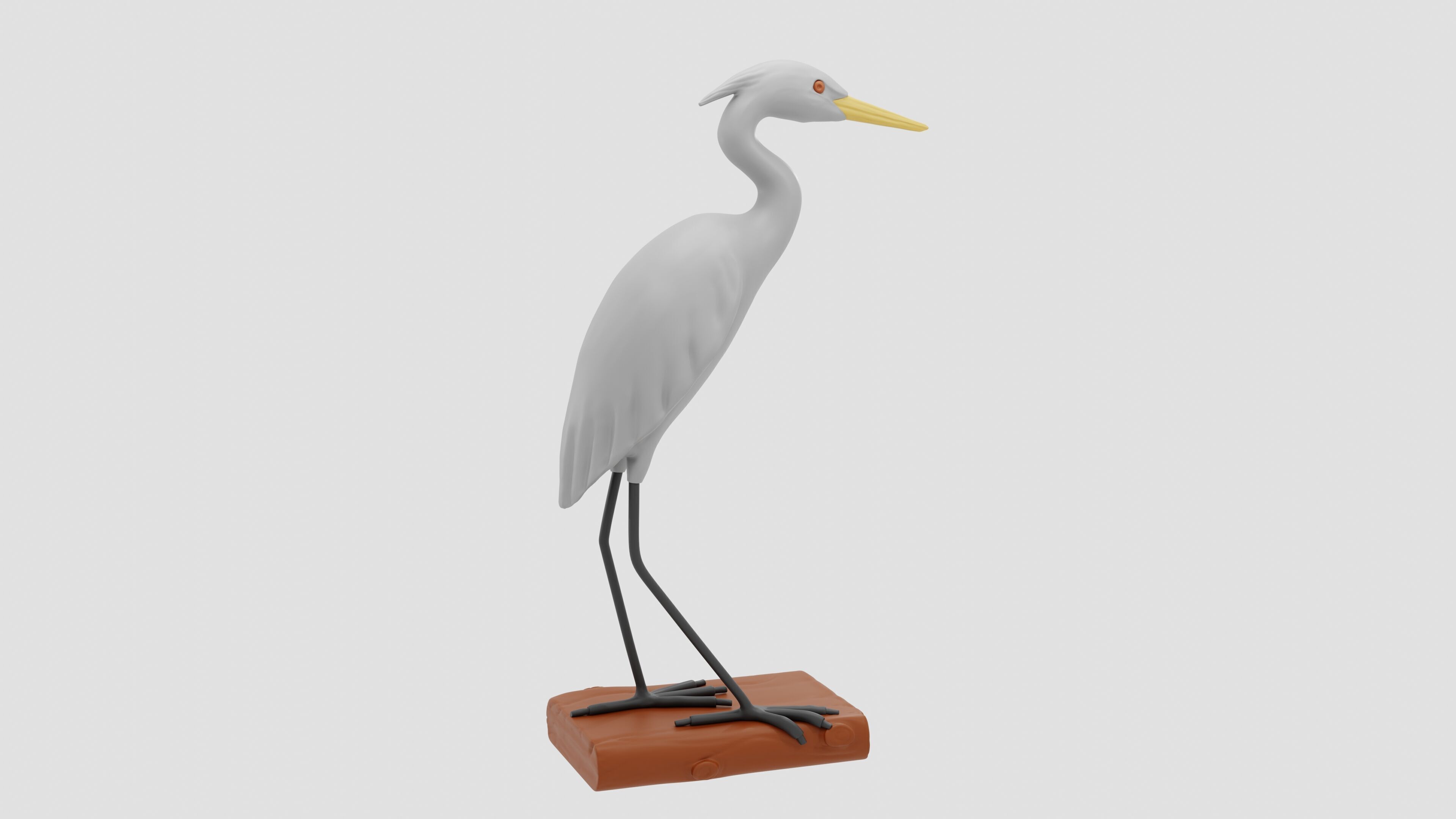 Herons Sculpture HS01 3D print model_6