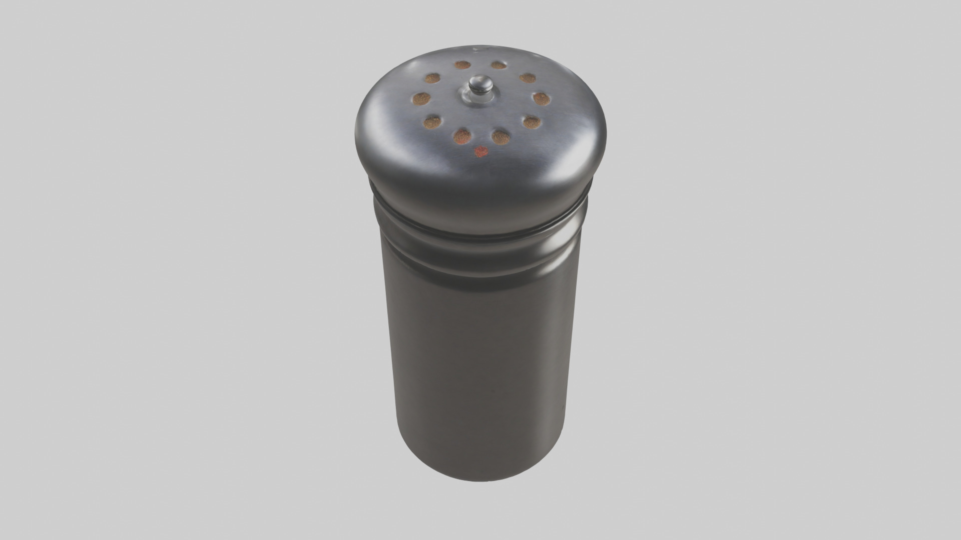 Pepper Shaker model Low-poly 3D model_15