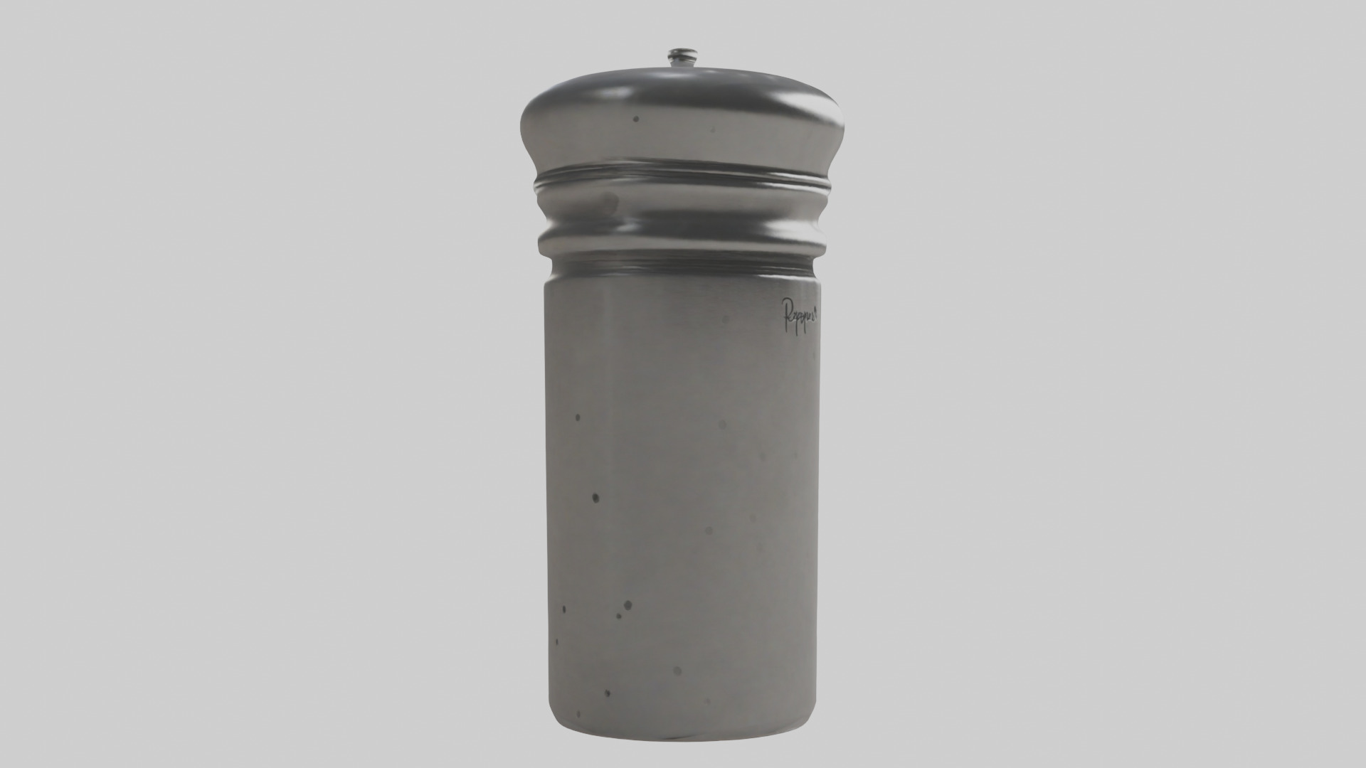 Pepper Shaker model Low-poly 3D model_11