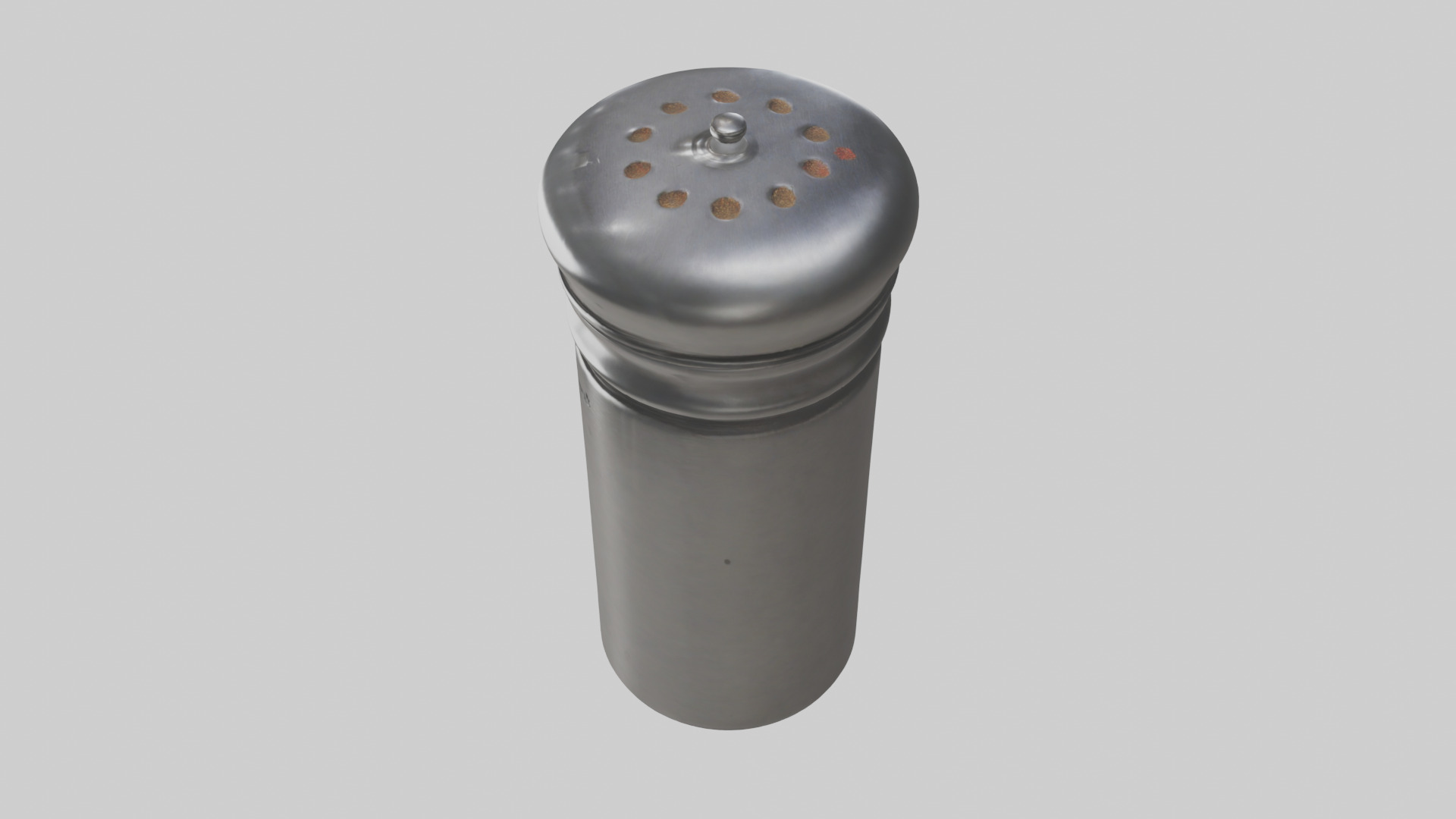Pepper Shaker model Low-poly 3D model_17