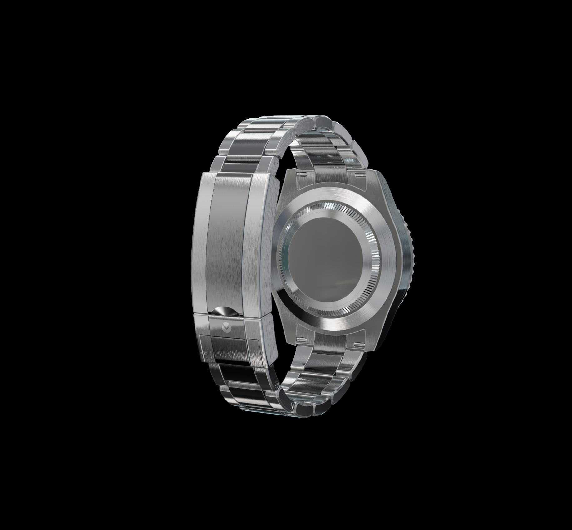 Watch with internal mechanism 3D model_5