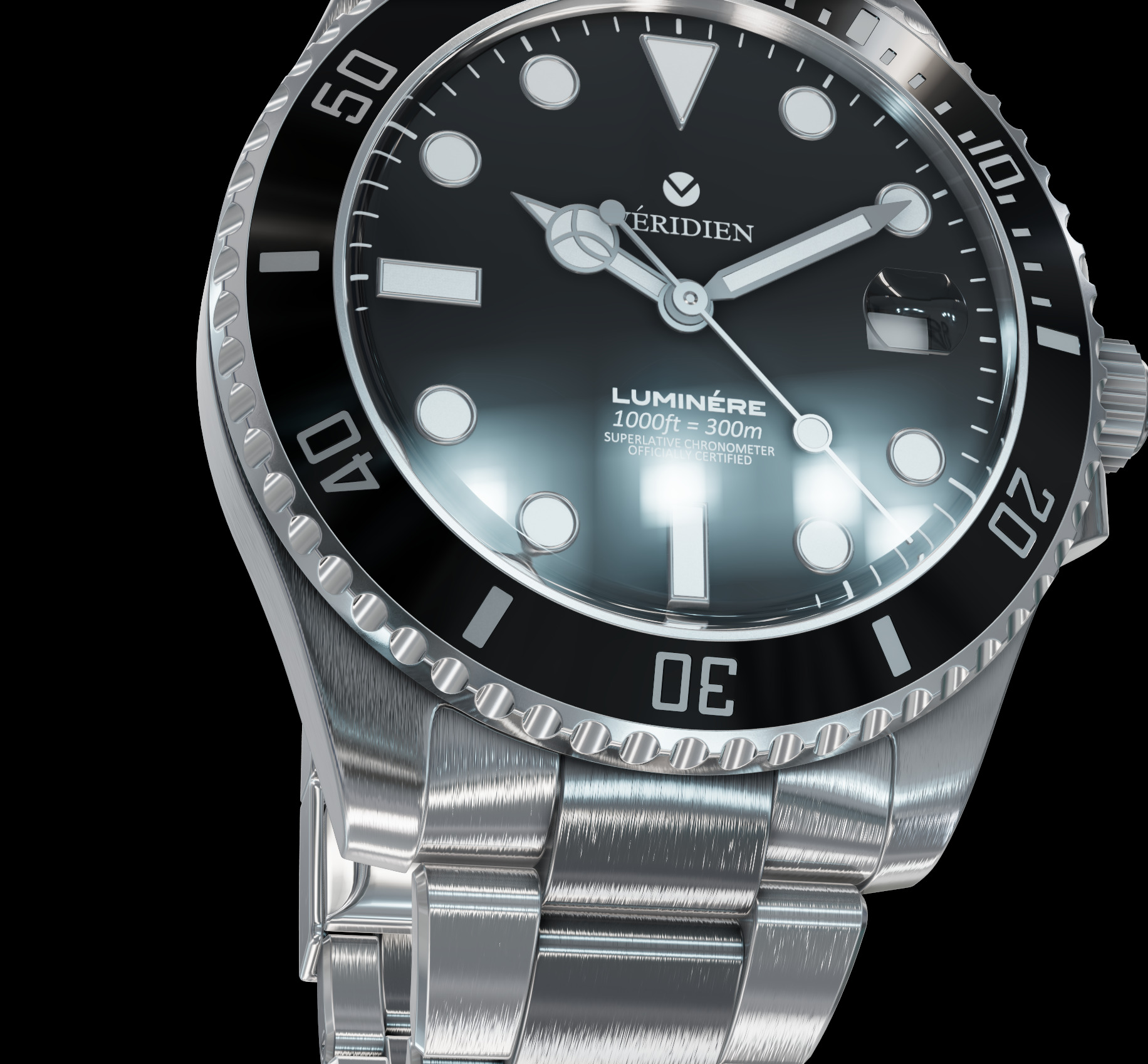 Watch with internal mechanism 3D model_6