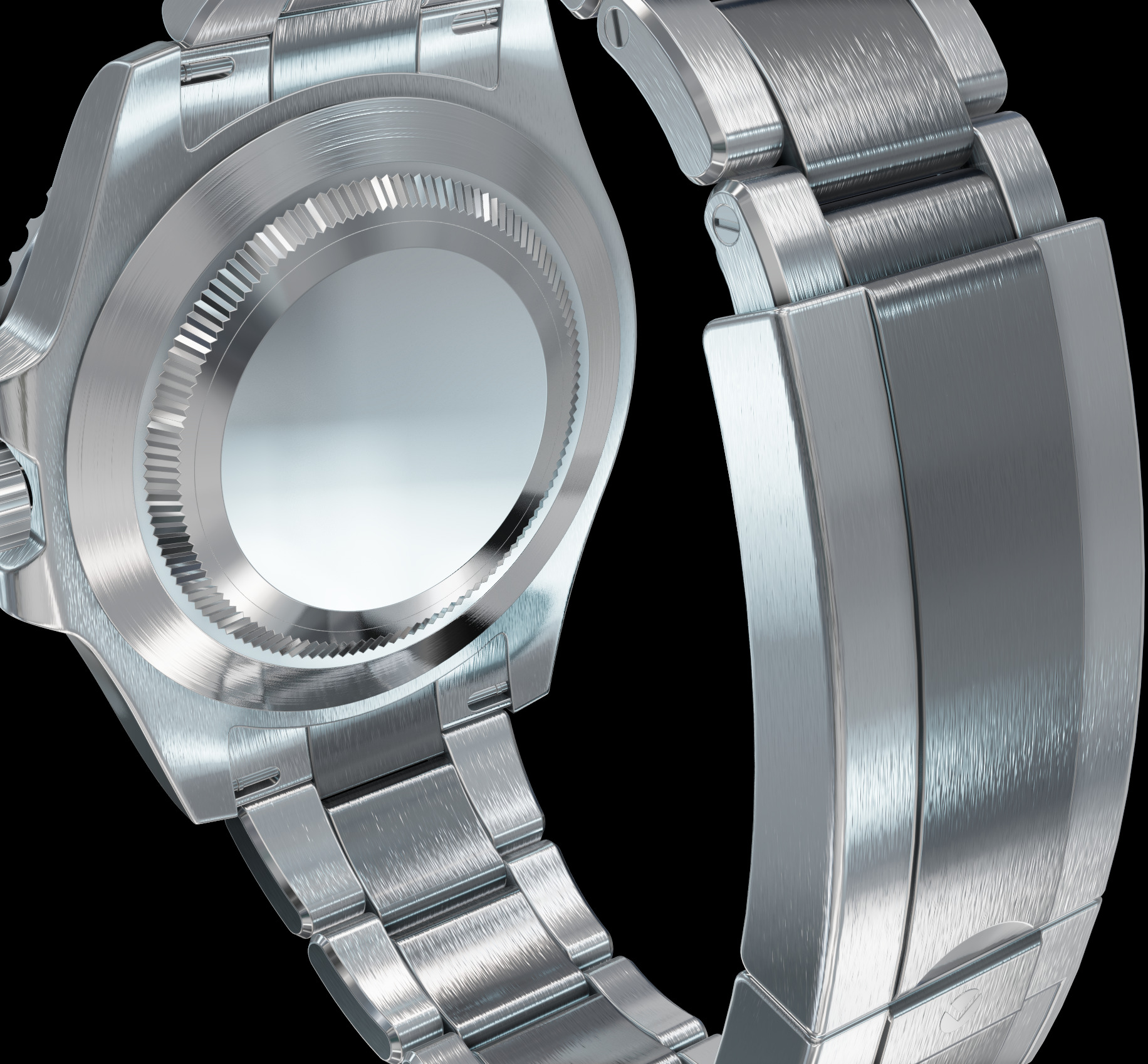 Watch with internal mechanism 3D model_8
