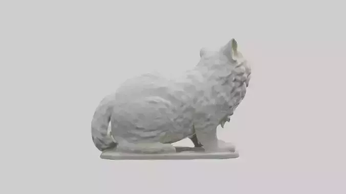 Persian Cat statue model