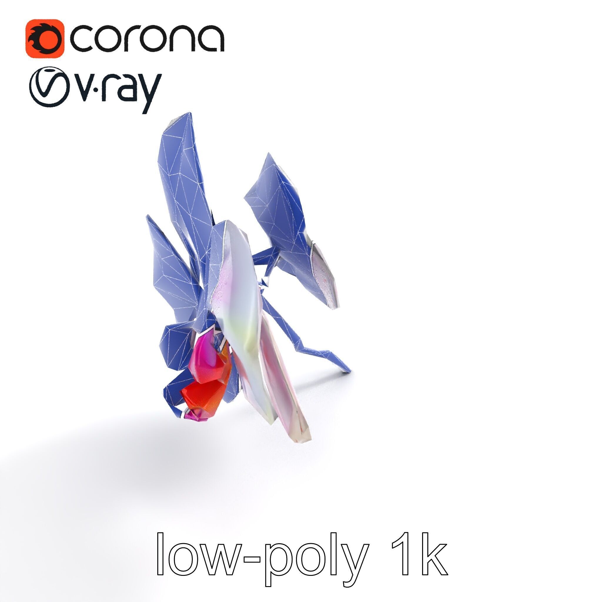 Detailed Phalaenopsis Orchid Flower model pack Low-poly 3D model_26