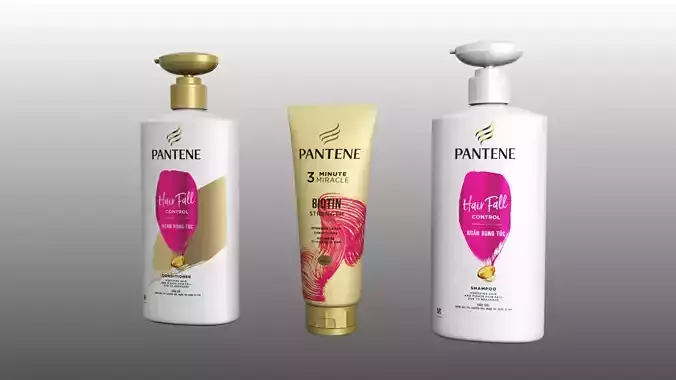 Pantene Shampoo 3D model