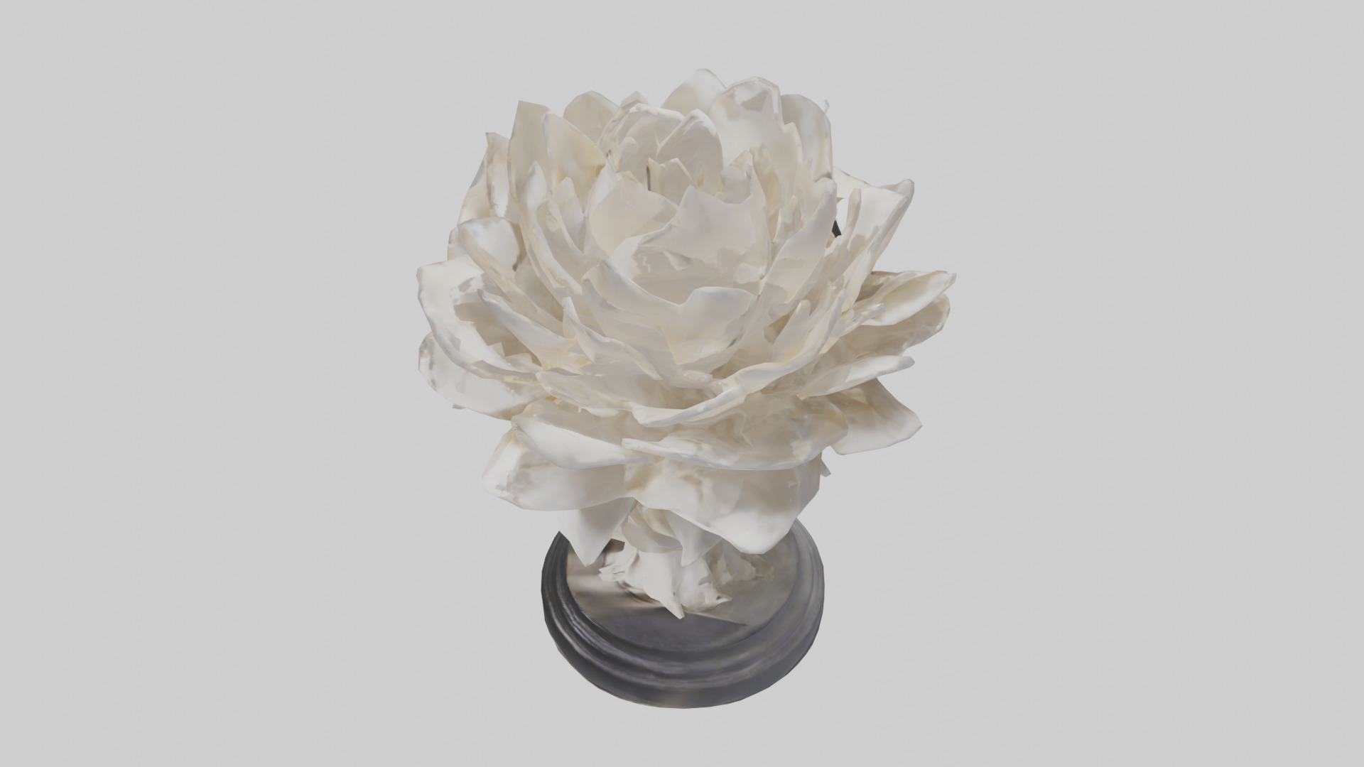 Petal Formation Statue model Low-poly 3D model_17