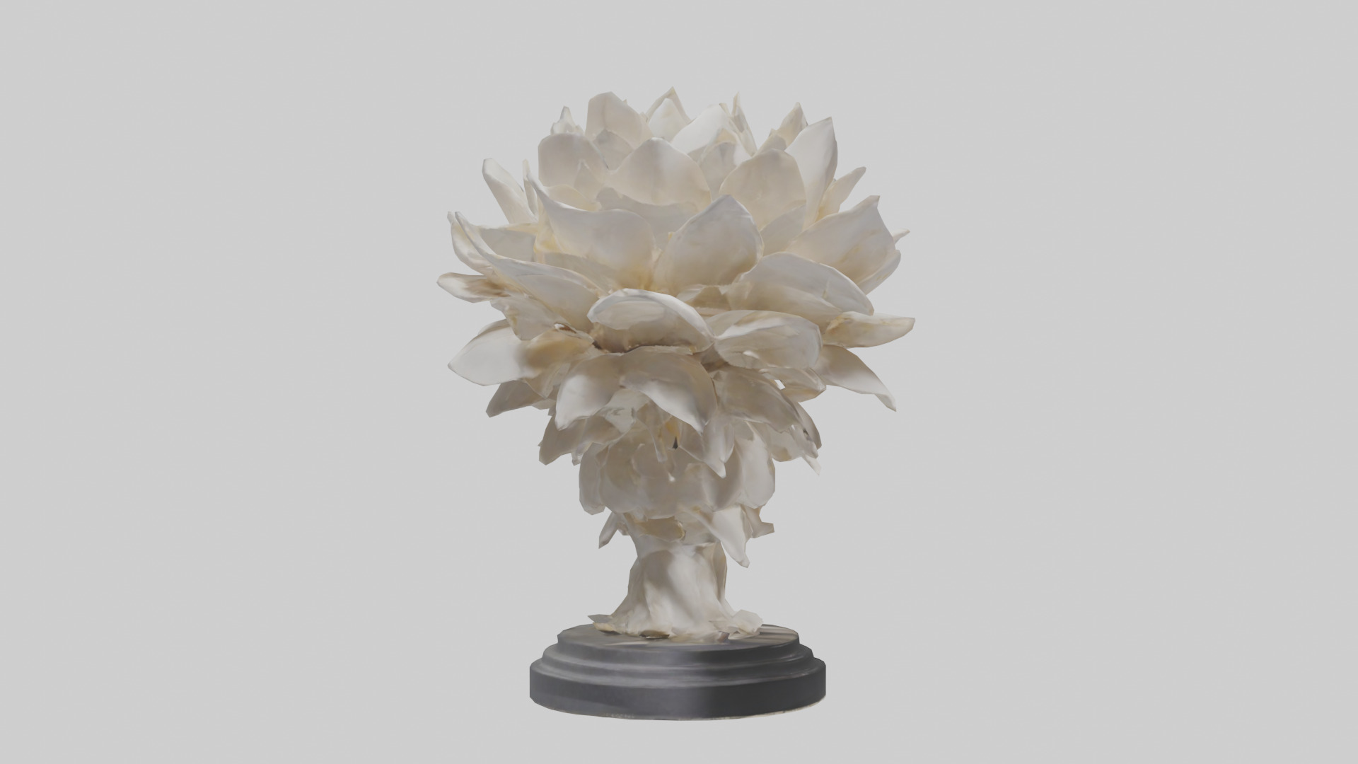 Petal Formation Statue model Low-poly 3D model_13