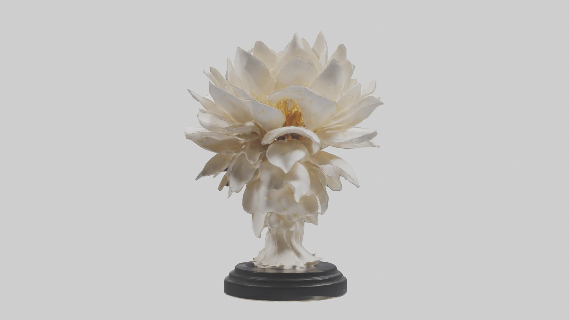 Petal Formation Statue model Low-poly 3D model_9
