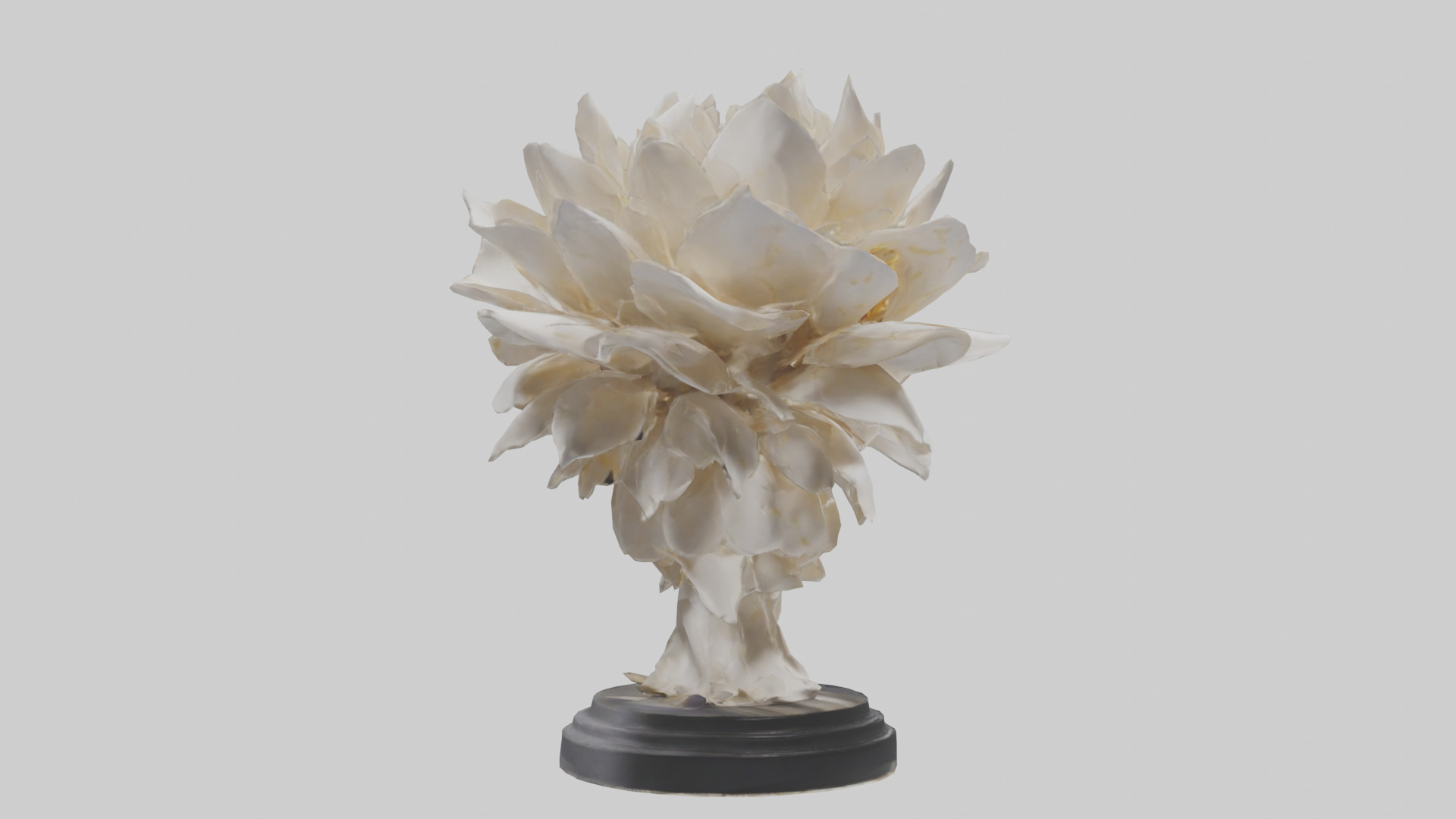 Petal Formation Statue model Low-poly 3D model_7