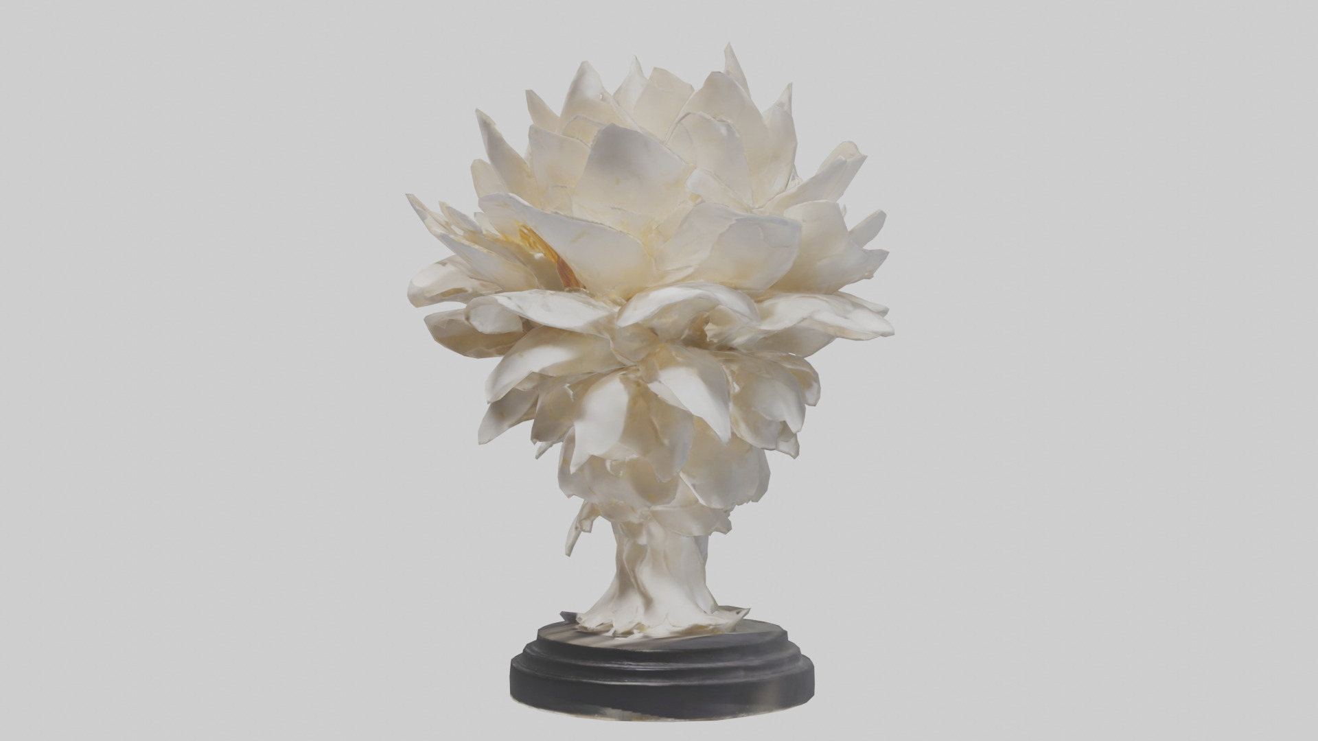 Petal Formation Statue model Low-poly 3D model_8