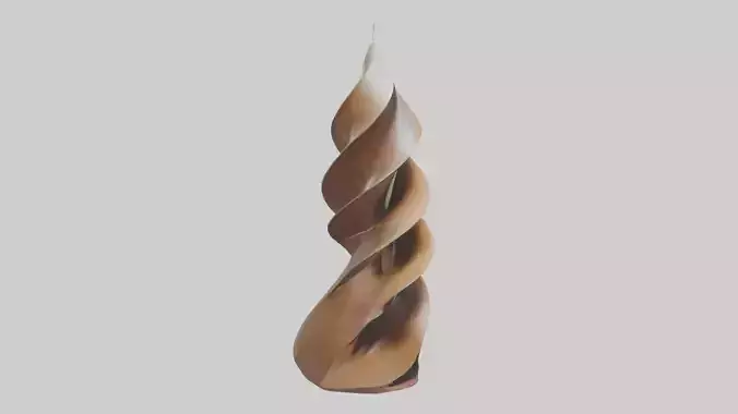 Petal Spiral Sculpture model