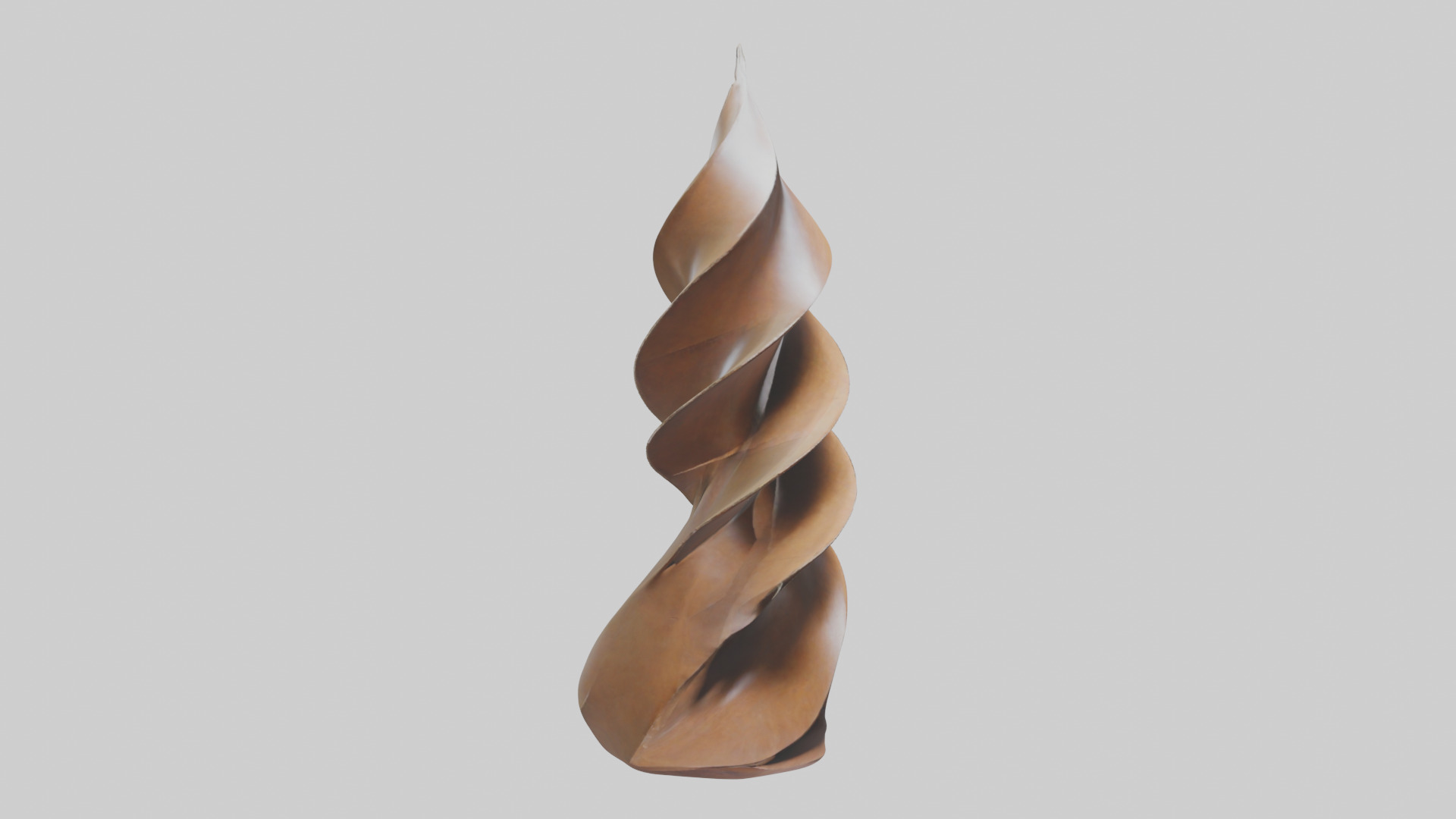 Petal Spiral Sculpture model Low-poly 3D model_11