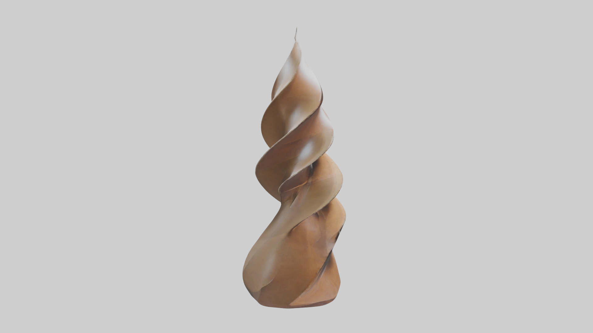 Petal Spiral Sculpture model Low-poly 3D model_13