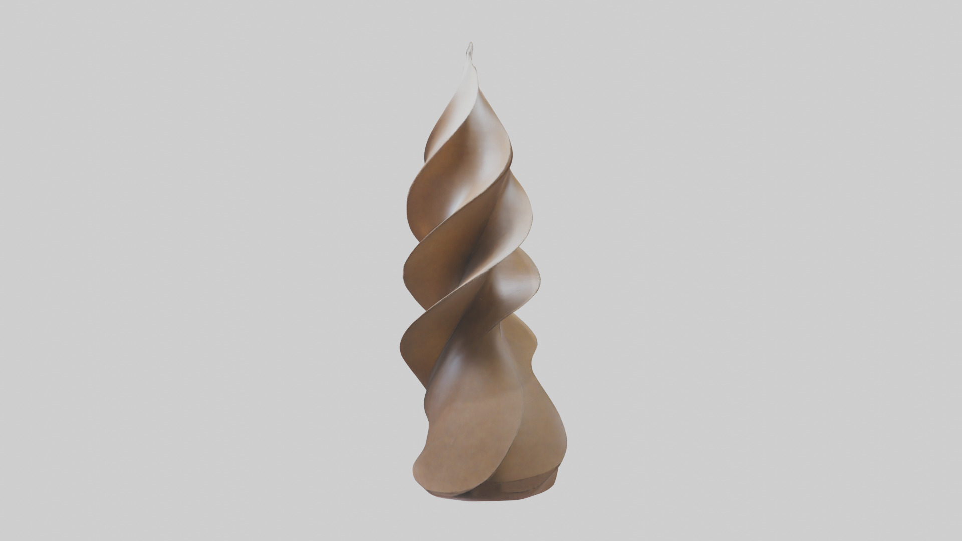 Petal Spiral Sculpture model Low-poly 3D model_2
