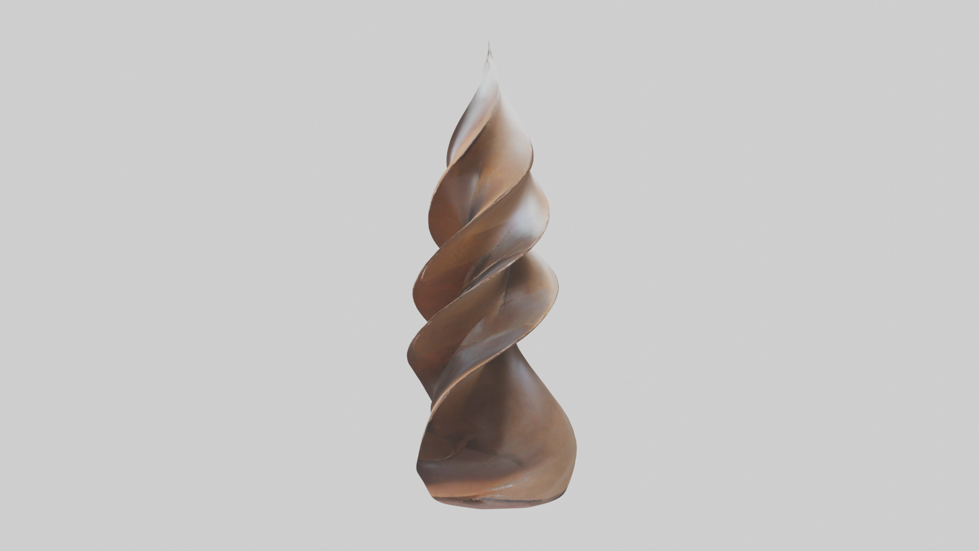 Petal Spiral Sculpture model Low-poly 3D model_12