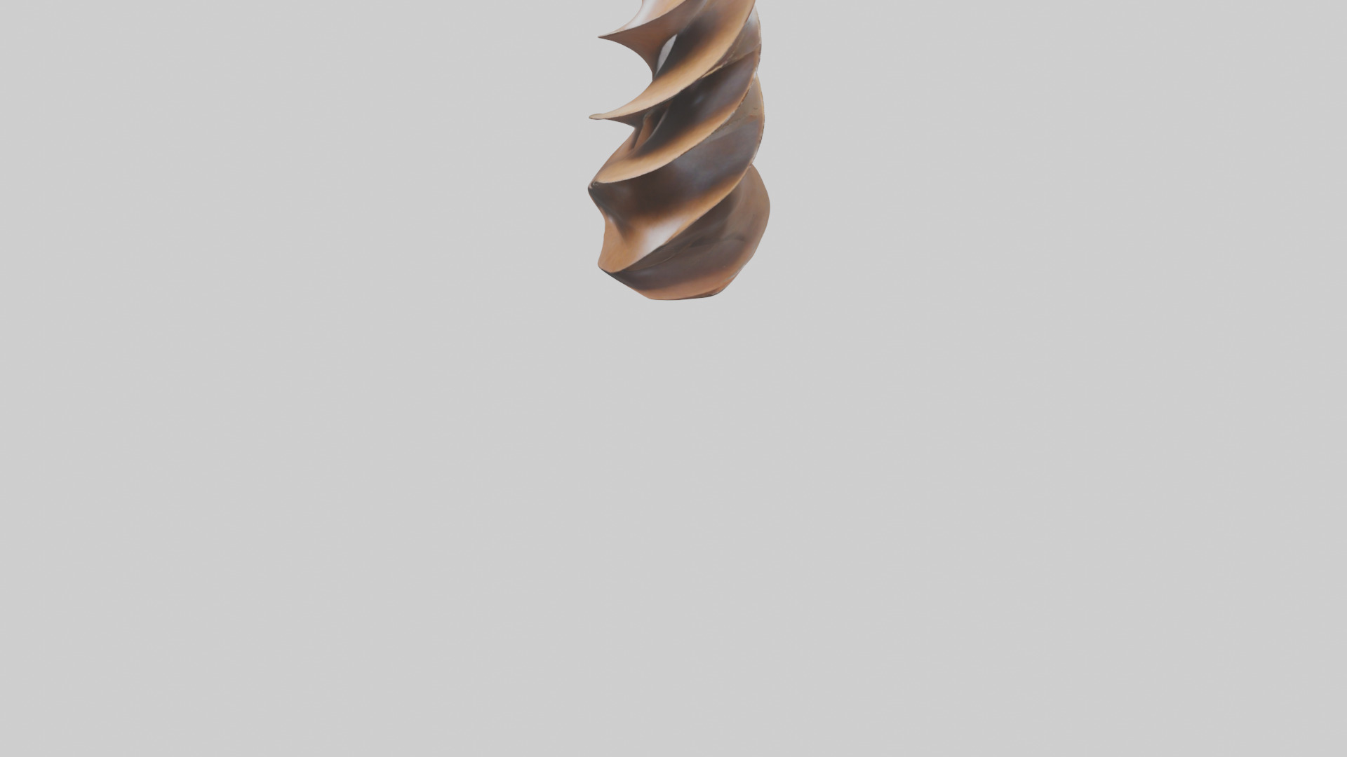 Petal Spiral Sculpture model Low-poly 3D model_7