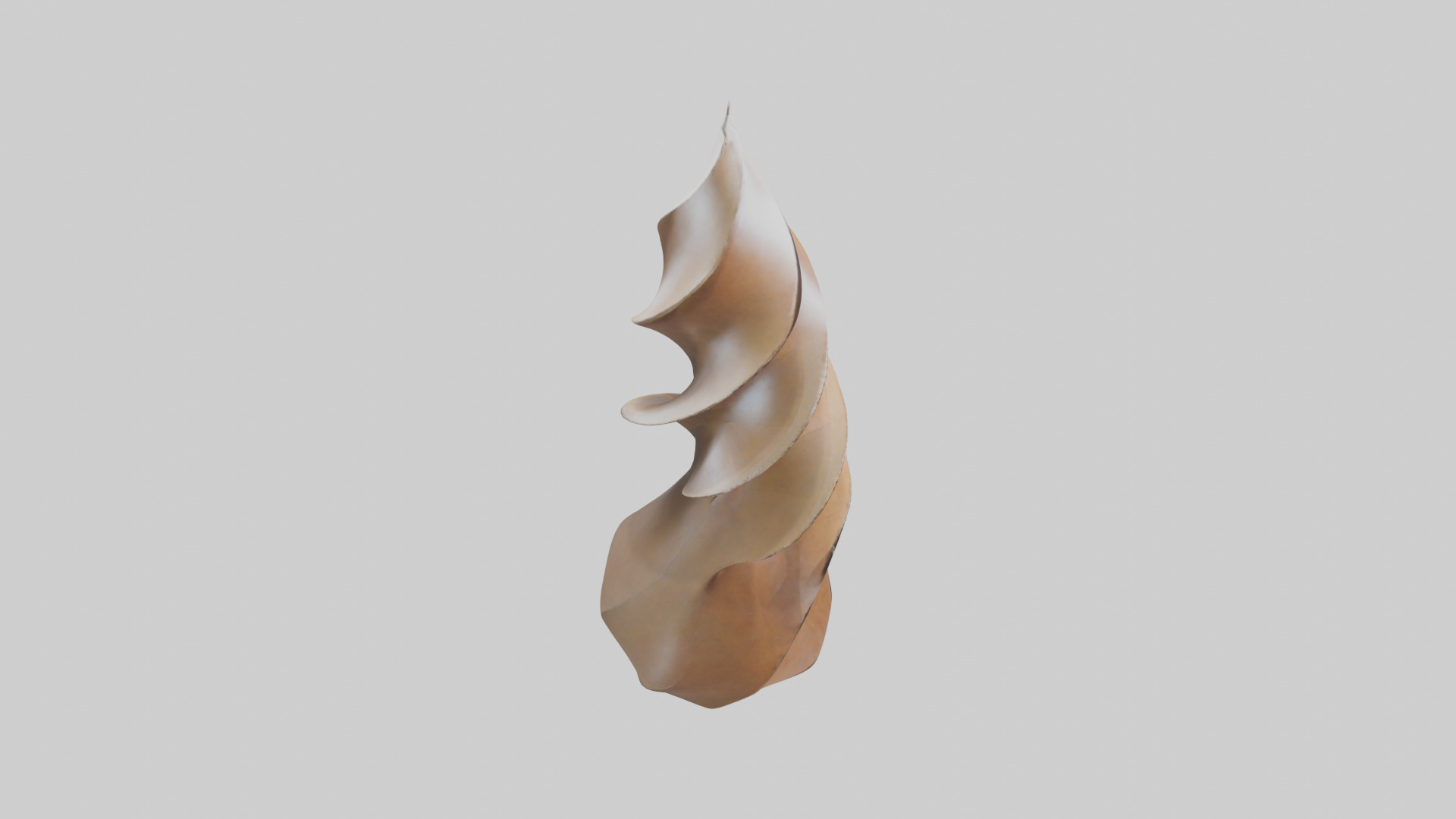 Petal Spiral Sculpture model Low-poly 3D model_18