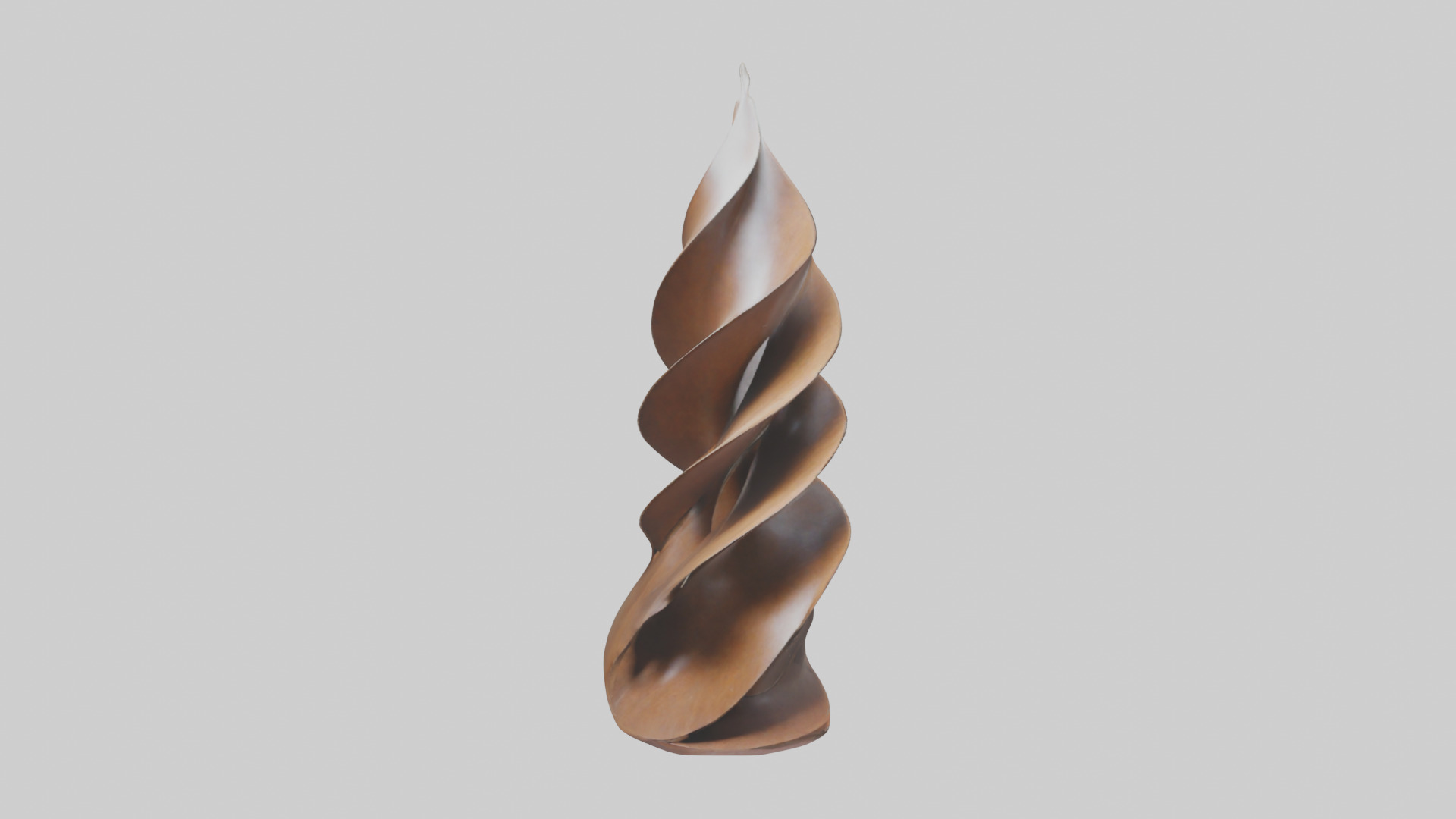 Petal Spiral Sculpture model Low-poly 3D model_9