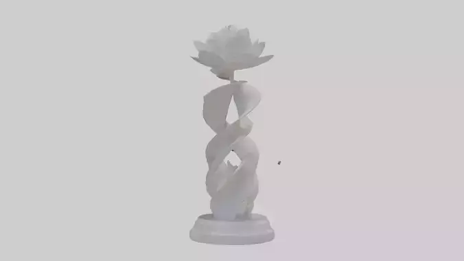 Petal Spiral Statue model