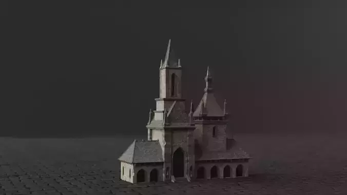 Dark Fantasy House - MDG 3D model