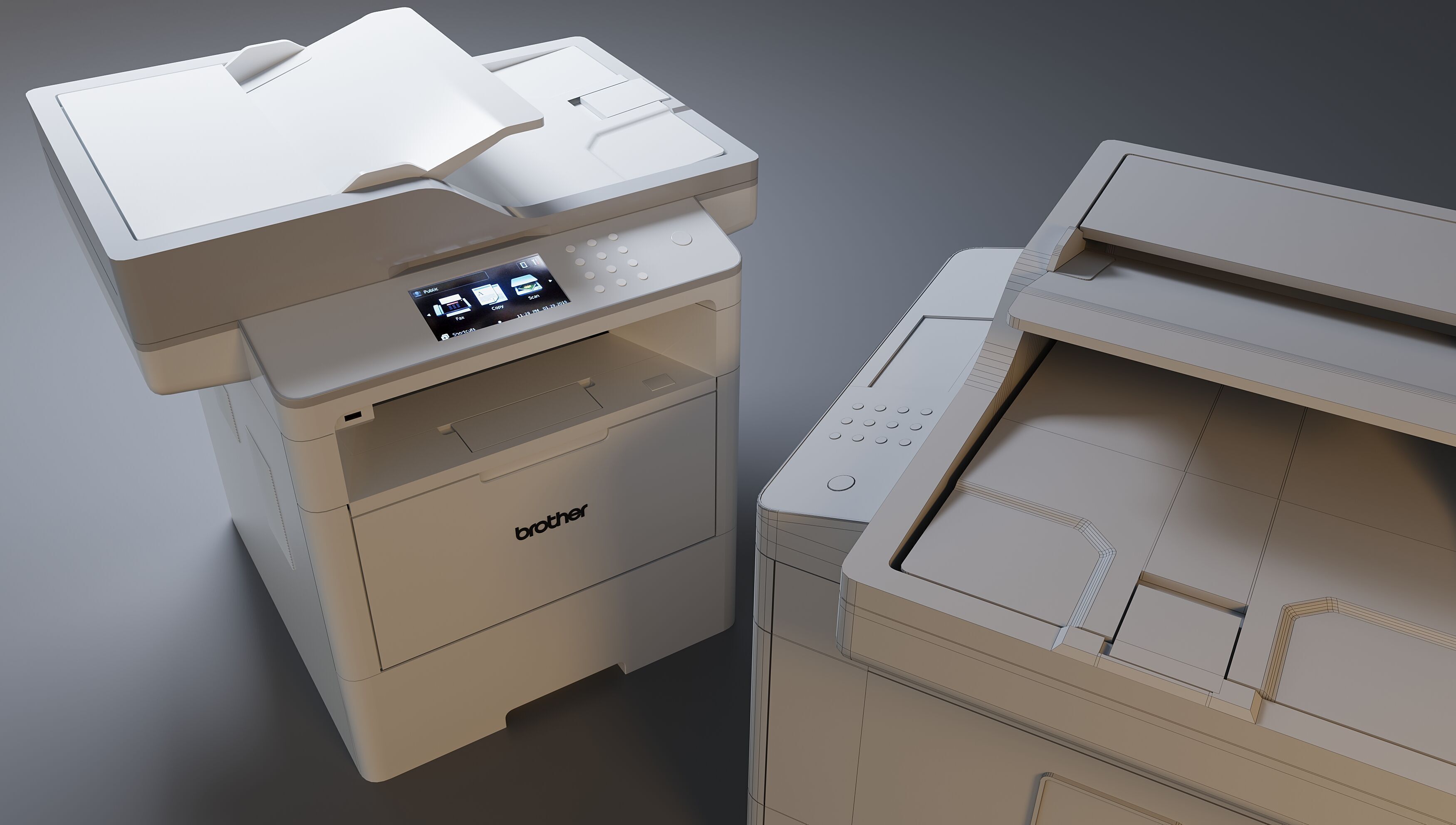 Printer 3D model_4