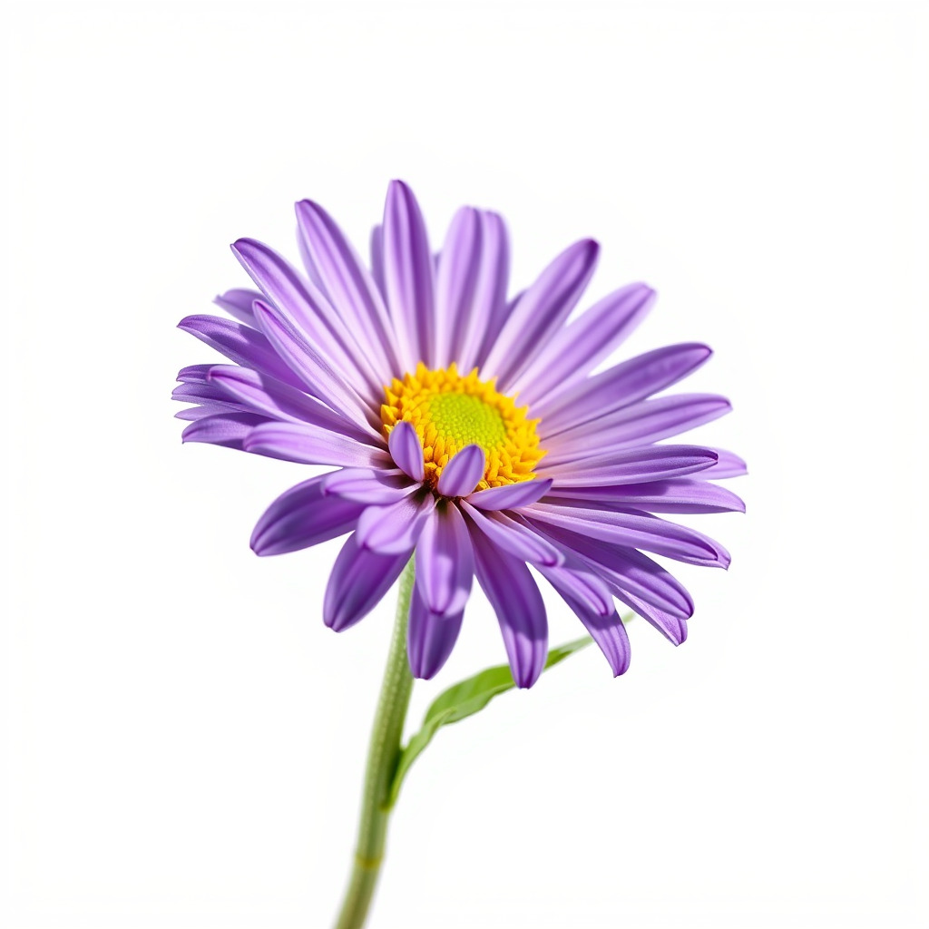 Leucanthemum Purple Flower Realistic model pack Low-poly 3D model_4