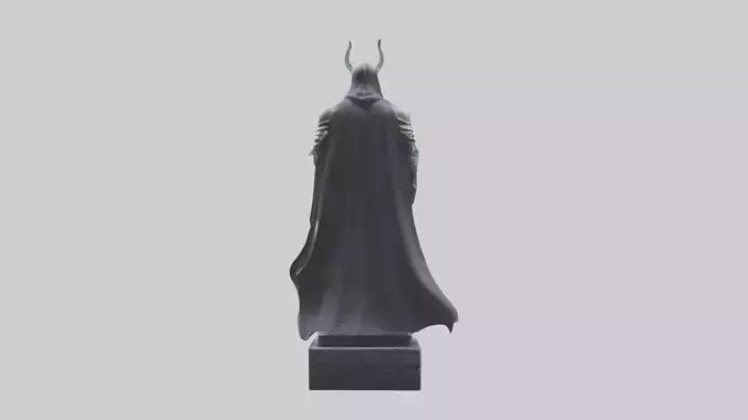 Phantom Knight statue model Low-poly 3D model