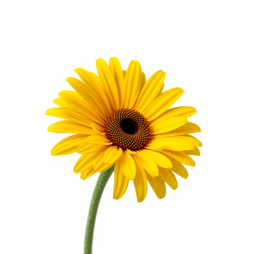 Leucanthemum Yellow Flower Model Pack Low-poly 3D model_4