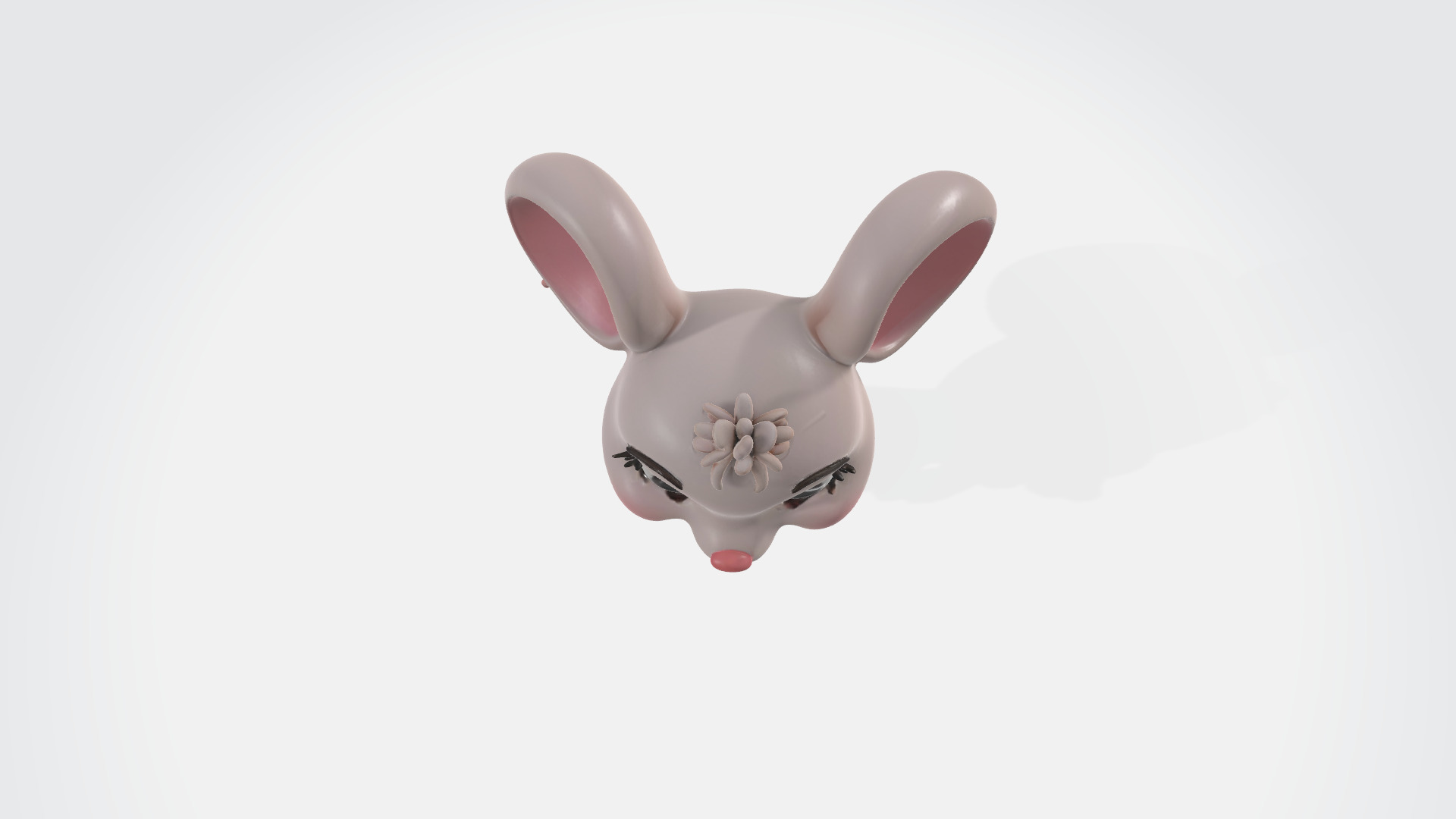 Cute Cartoon Mouse High Poly 3D model_8