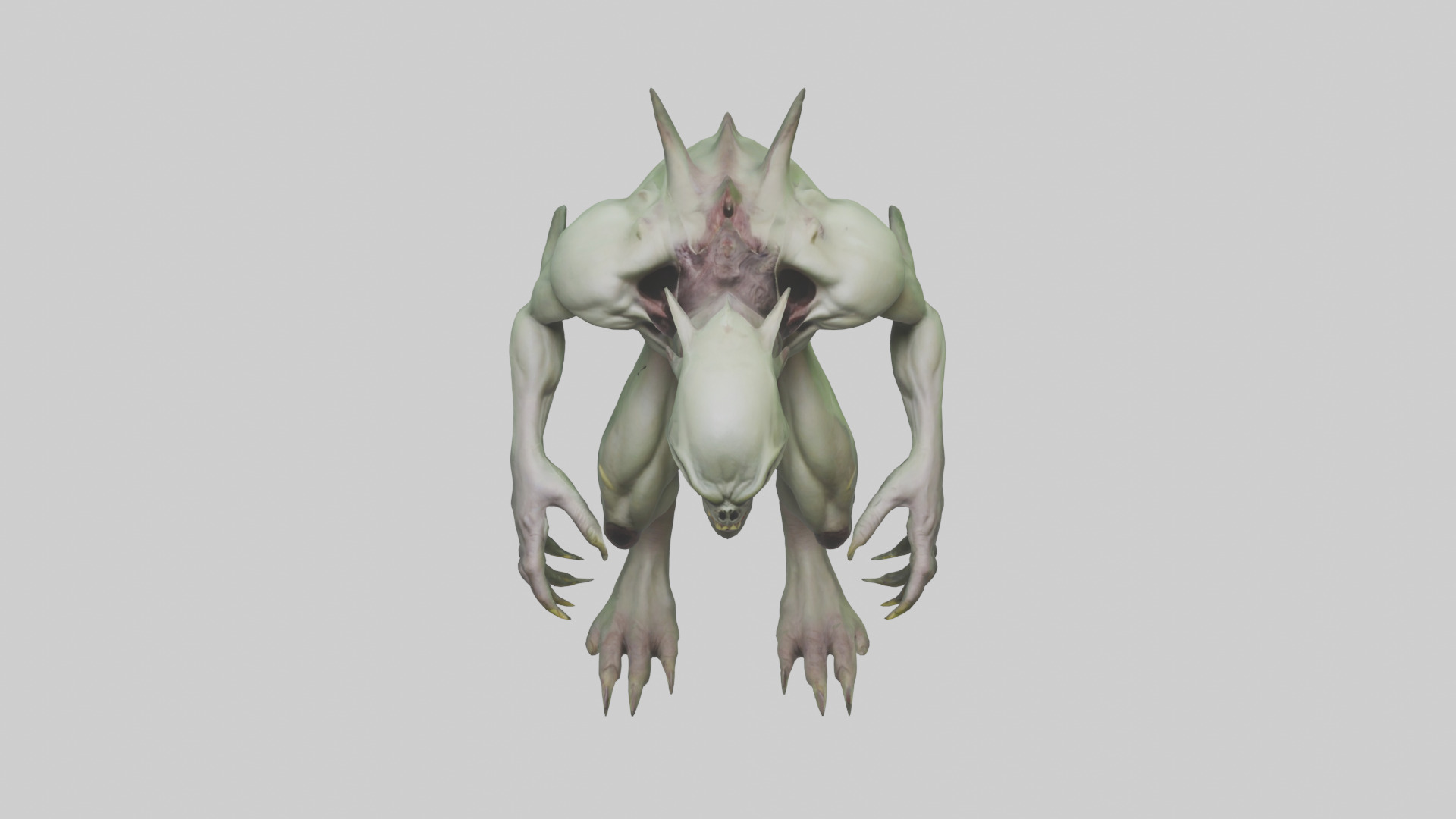Phantom Mutant model Low-poly 3D model_16