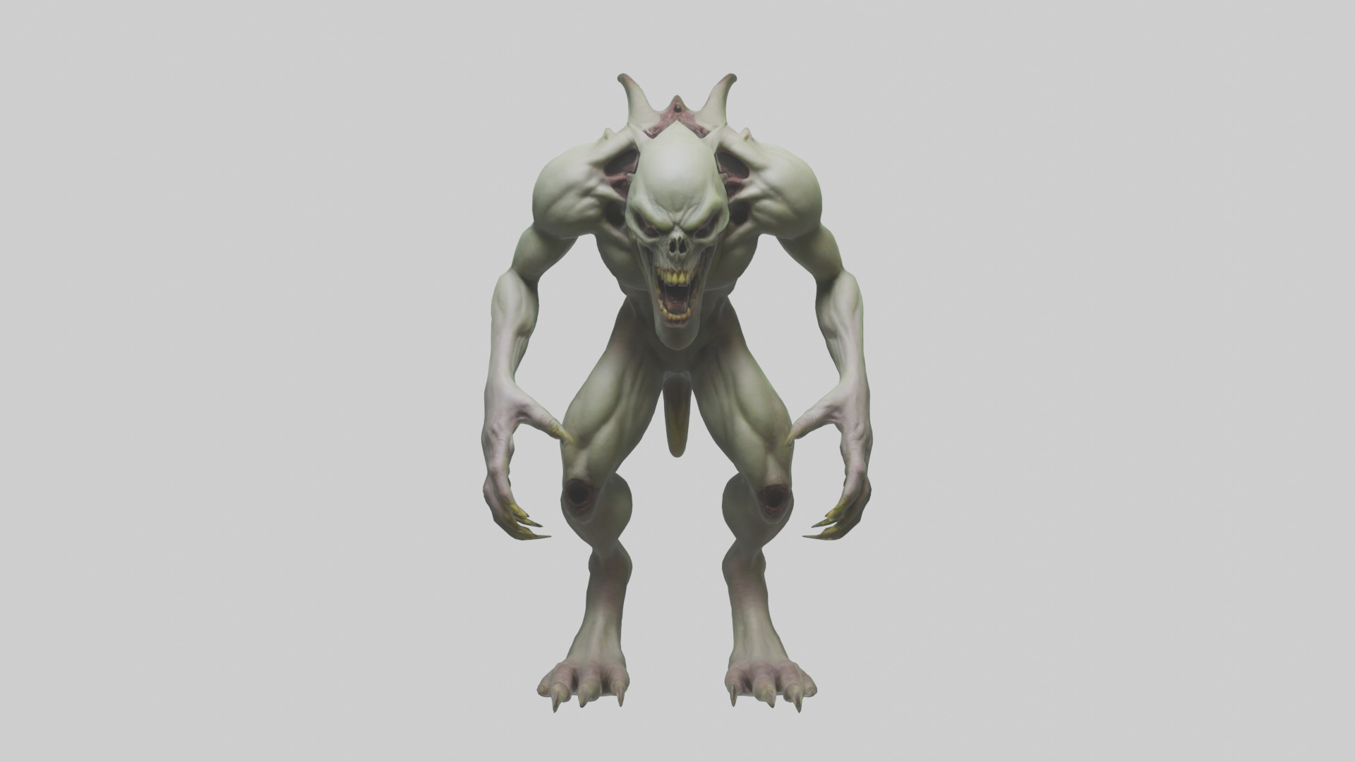 Phantom Mutant model Low-poly 3D model_9