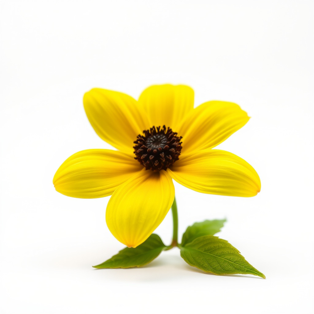 Bright Yellow Petal Flower Realistic model pack Low-poly 3D model_3