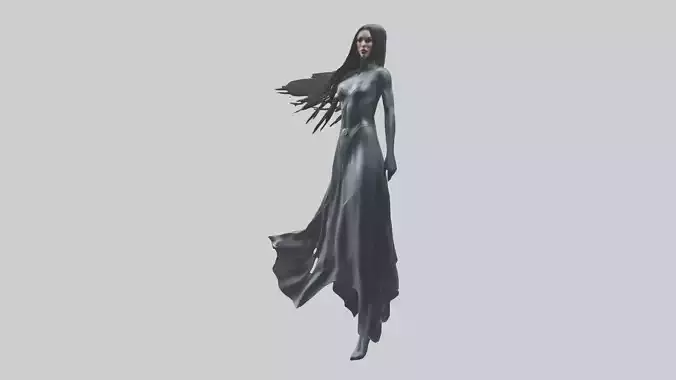 Phantom woman model Low-poly 3D model