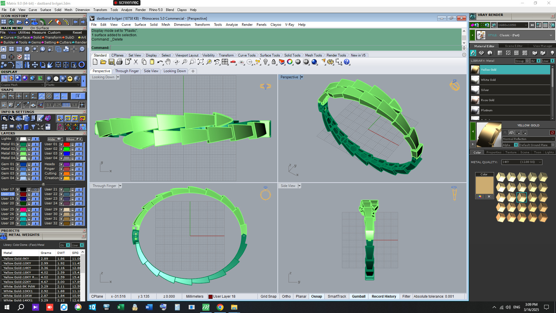 bangle bvlgari Free 3D print model_1