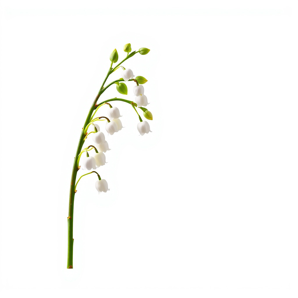 Lily of the Valley Floral Scene model pack Low-poly 3D model_3