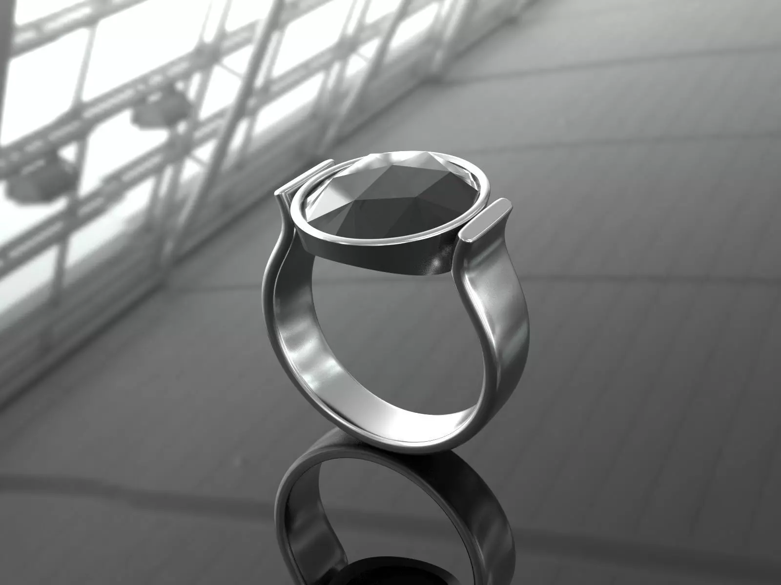 quartz rings Free 3D print model