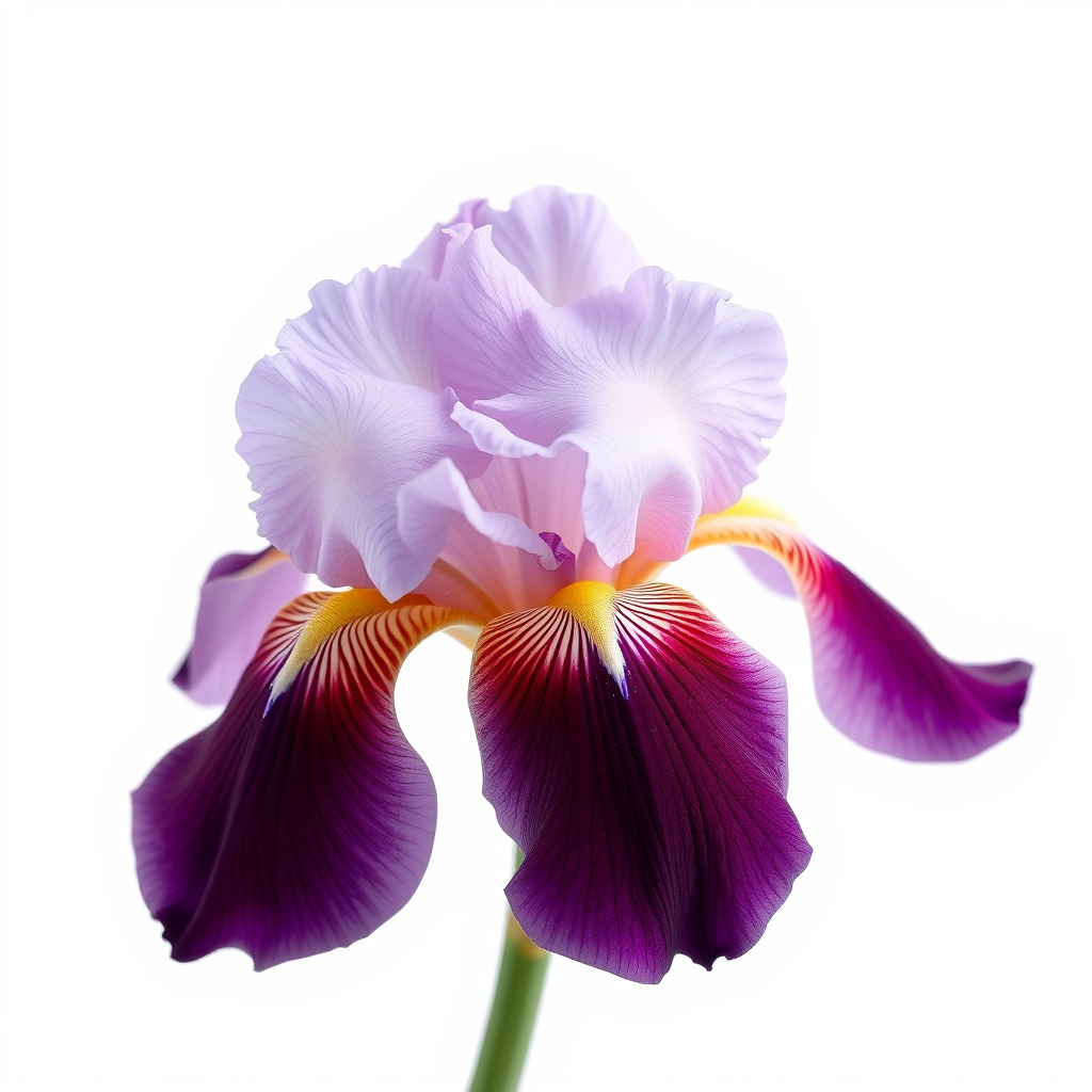 Japanese Iris Flower Realistic Model Pack Low-poly 3D model_4