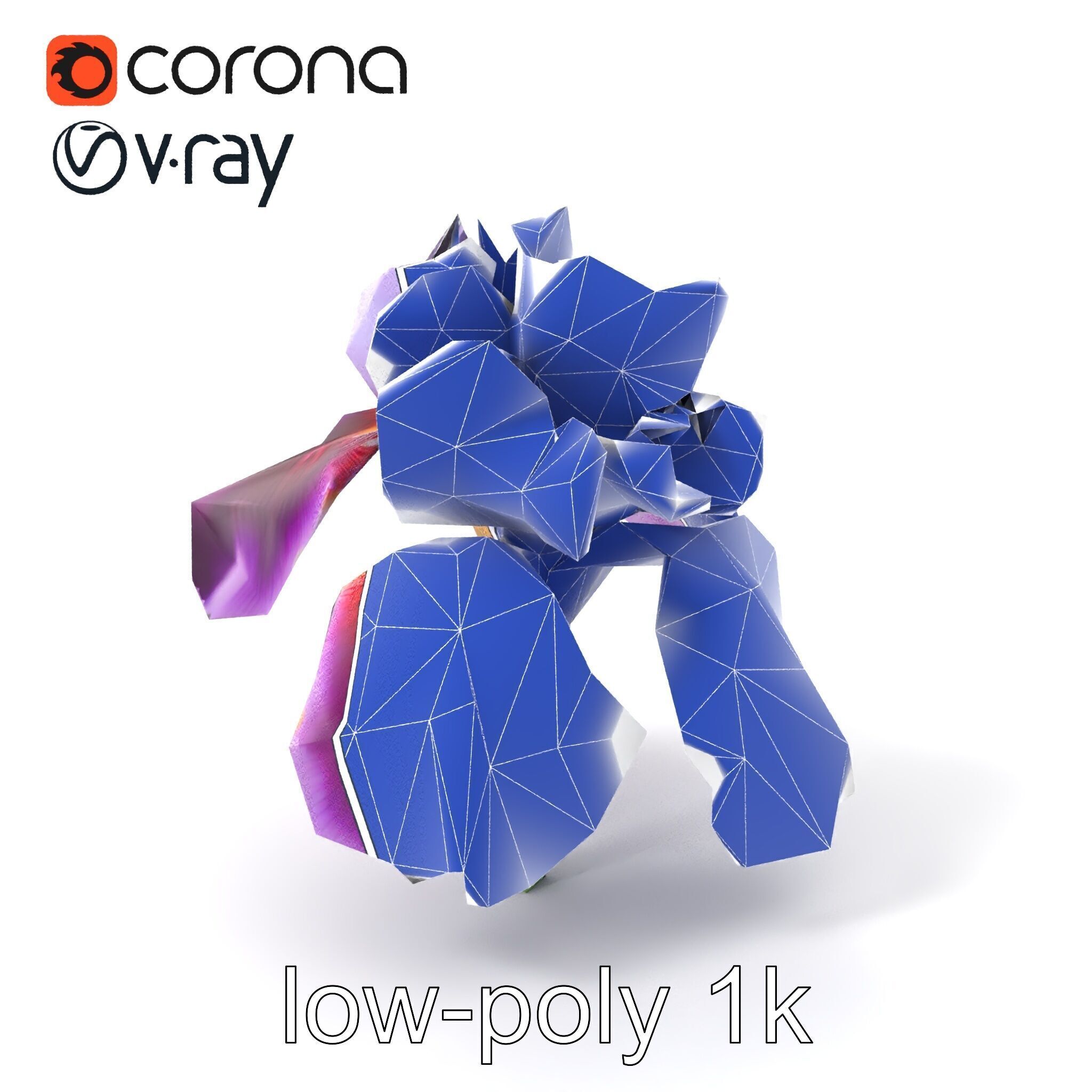 Japanese Iris Flower Realistic Model Pack Low-poly 3D model_7