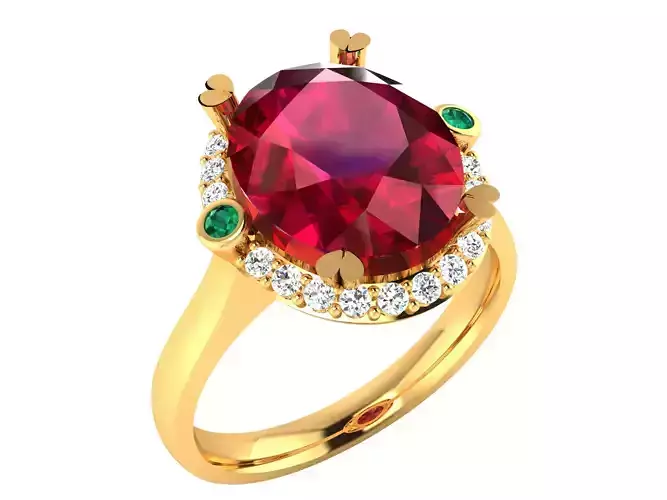 Women Ring  Render 3dm STL OBJ FBX Details