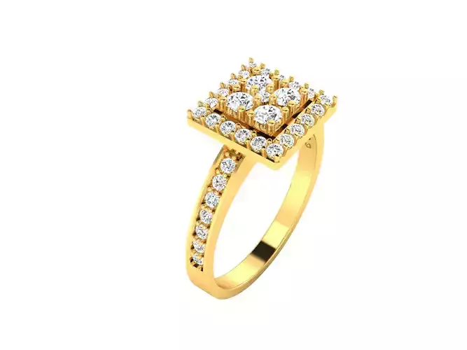 Women Ring  Render 3dm STL OBJ FBX Details
