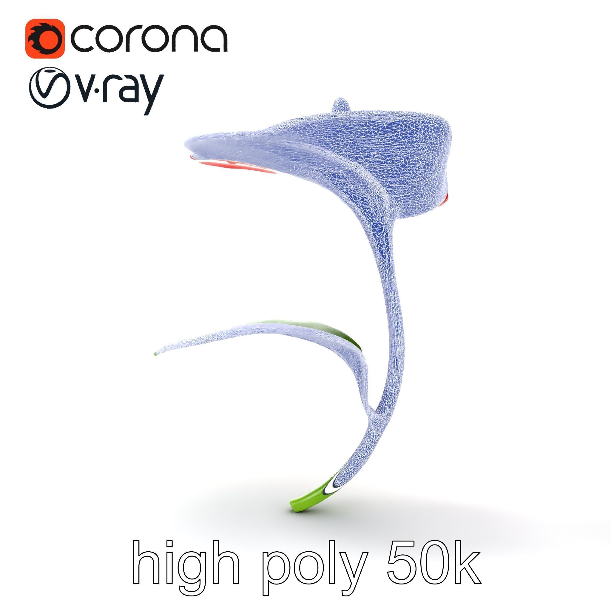 Miniature Anthurium Minor with Bright Petals model pack Low-poly 3D model_16