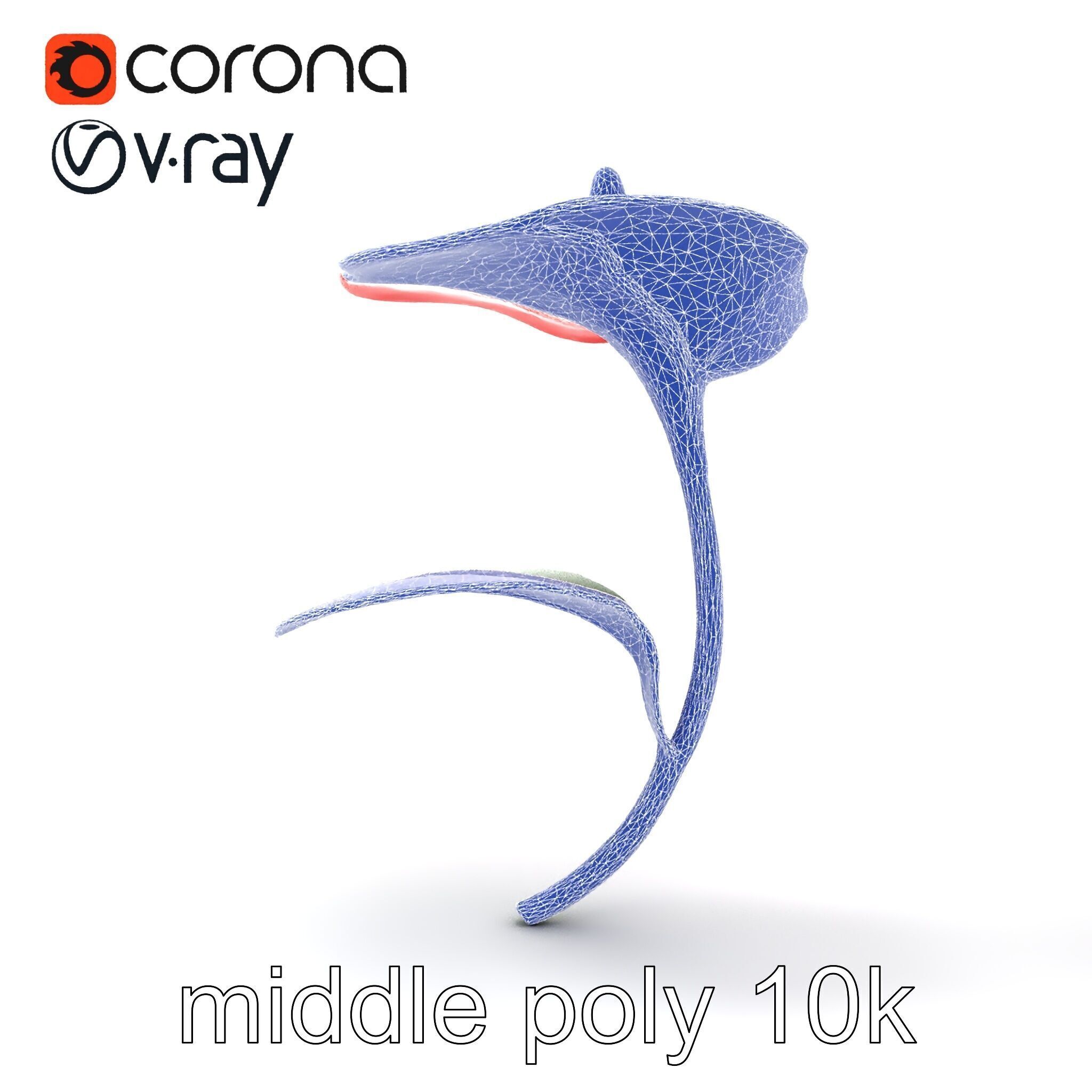 Miniature Anthurium Minor with Bright Petals model pack Low-poly 3D model_32