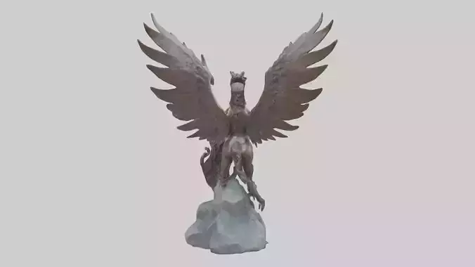 Phoenixs Ashes statue model