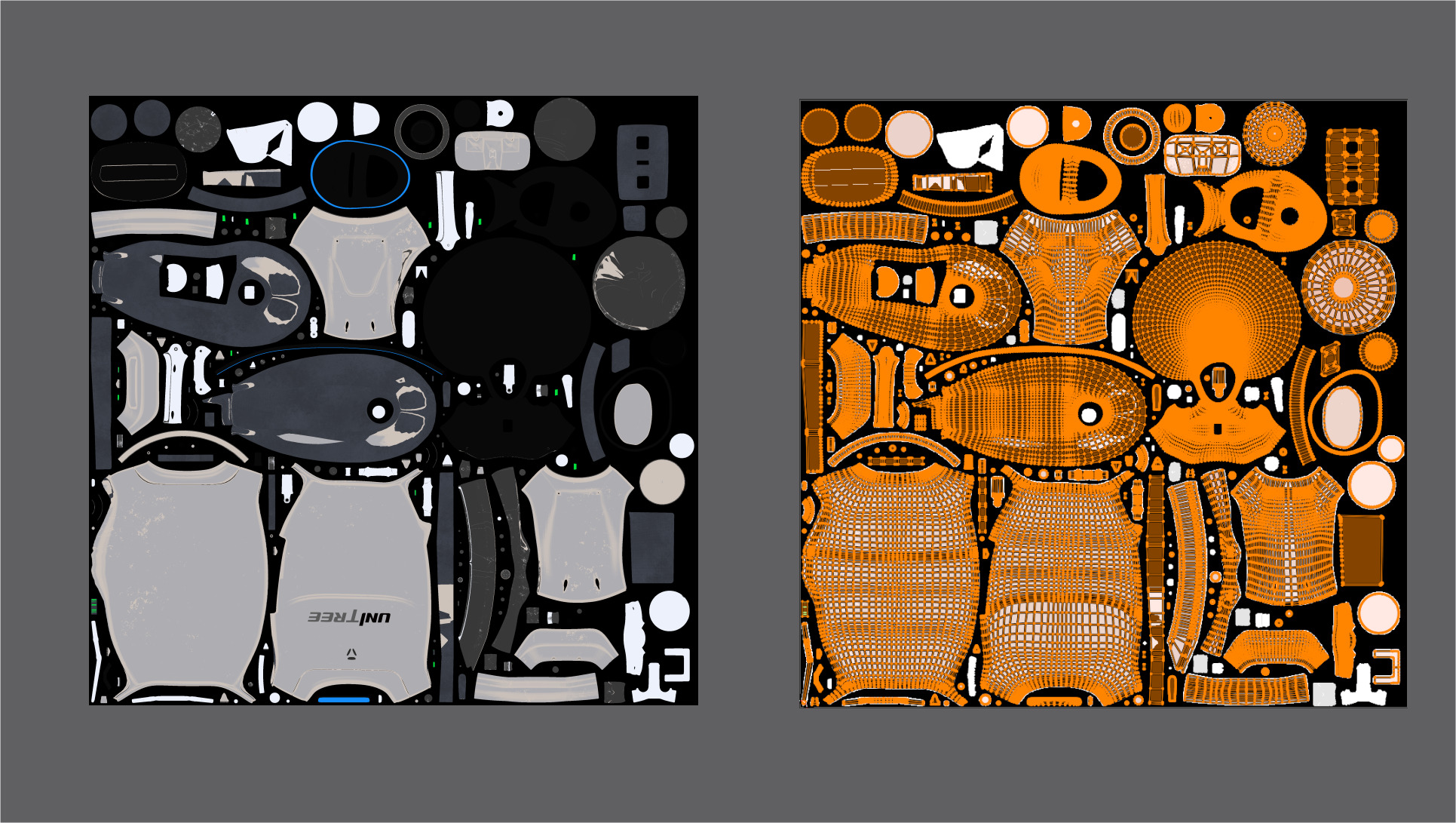 Unitree G1 robot 3D model_5