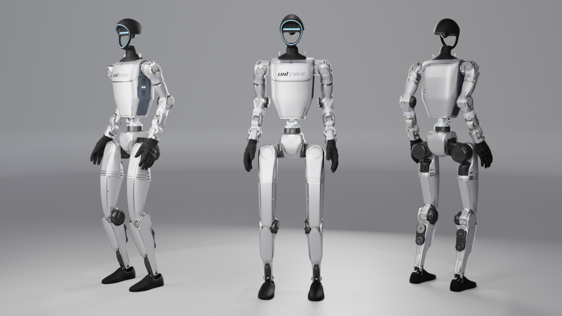 Unitree G1 robot 3D model_3