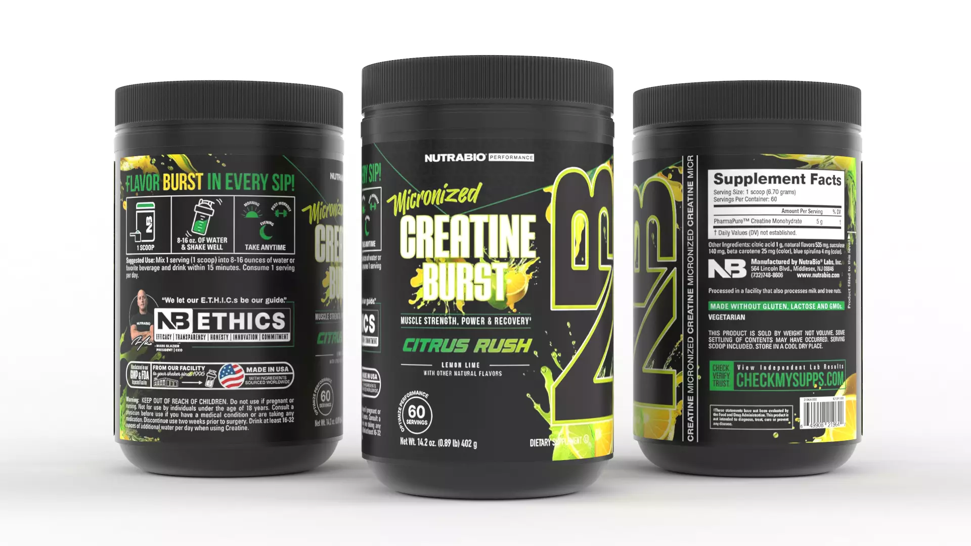 Protein Powder 3D model